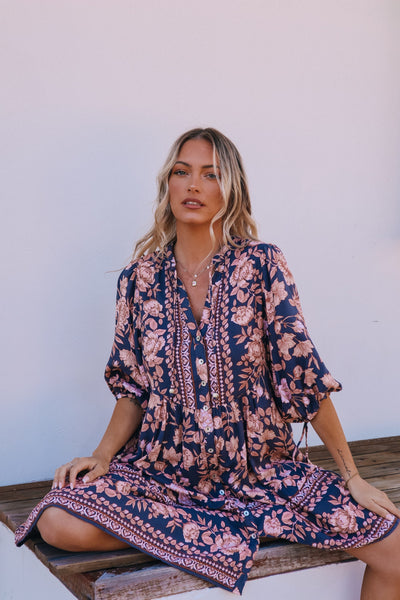 Ashlee Mini - Rose Gold Floral