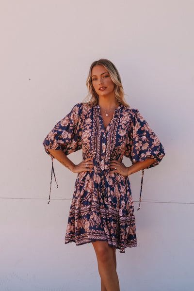 Ashlee Mini - Rose Gold Floral